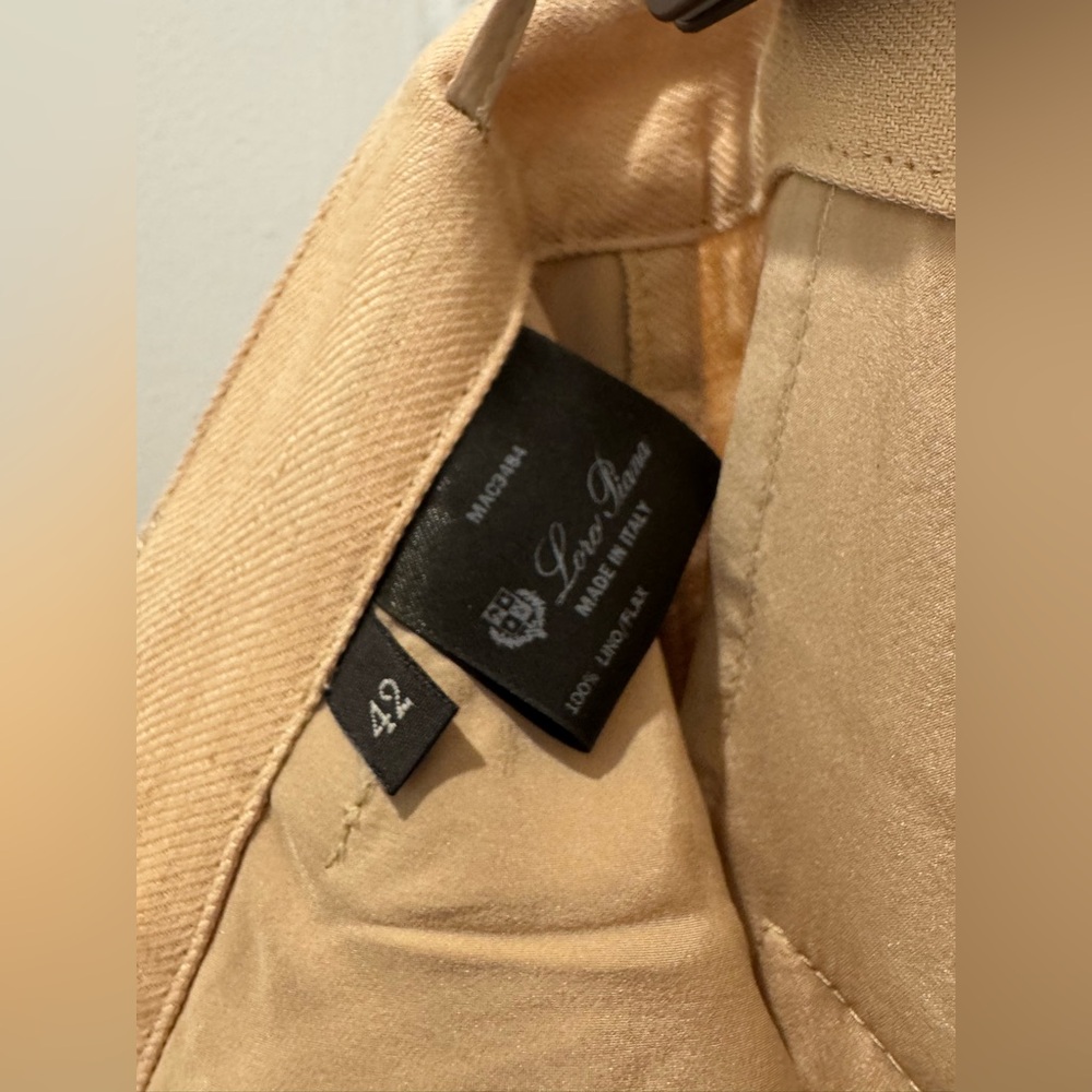 Loro Piana woman short linen pants